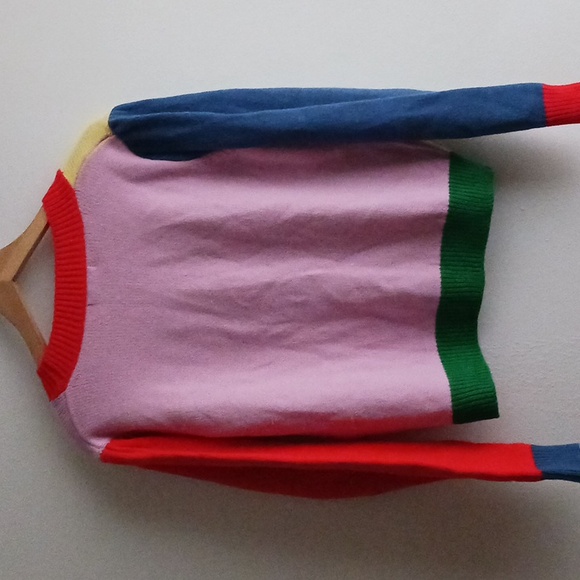 NWT Olivia Rubin Colorblock Cardigan Sweater Size L - Picture 3 of 8